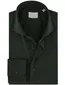 Xacus tailored fit overhemd donkergroen effen