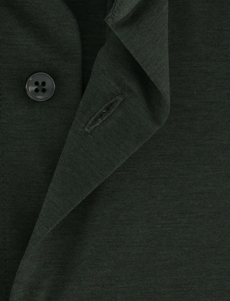 Xacus tailored fit overhemd donkergroen
