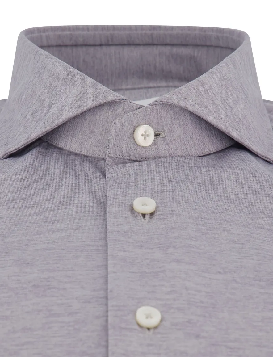 Xacus tailored fit overhemd grijs