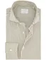 Xacus tailored fit overhemd bruin gestreept polyamide