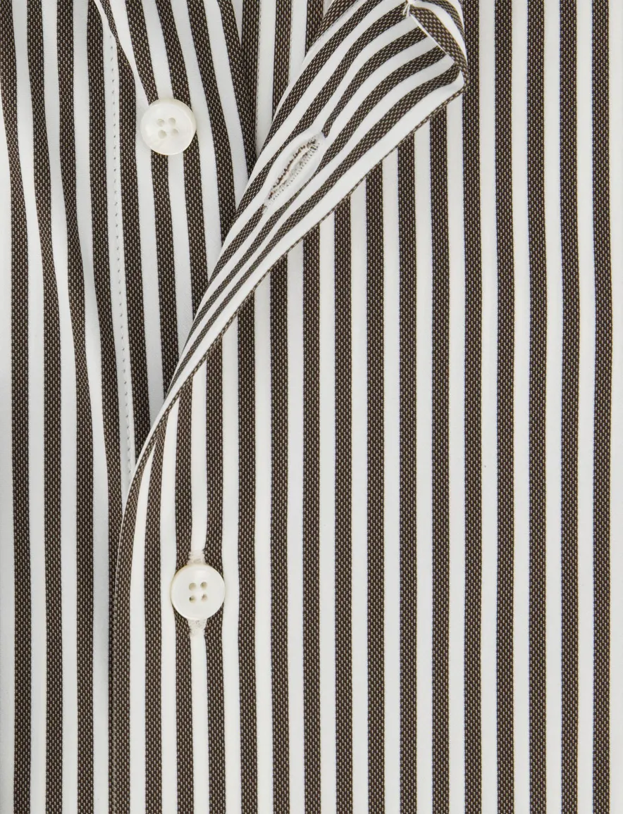 business overhemd bruin Xacus Active shirt