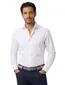 Xacus evolution fit overhemd wit katoen effen