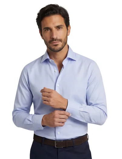 Xacus Xacus evolution overhemd lichtblauw