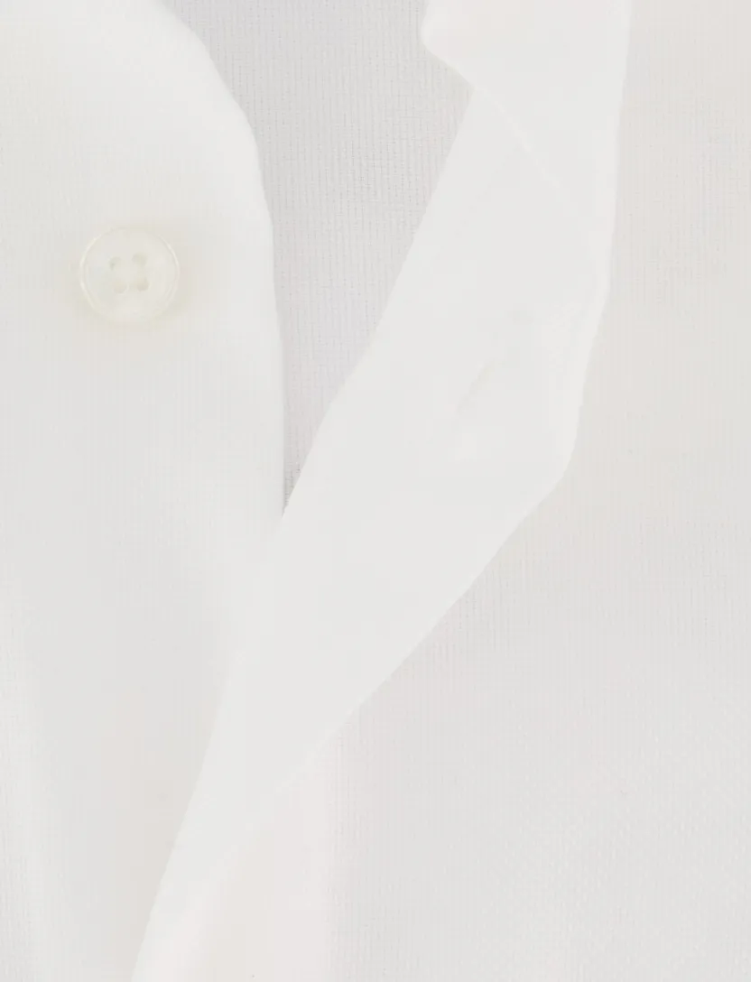 Xacus tailored fit overhemd wit katoen