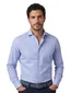 Xacus tailored fit overhemd katoen lichtblauw cutaway boord