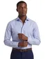 Xacus tailored fit overhemd lichtblauw katoen