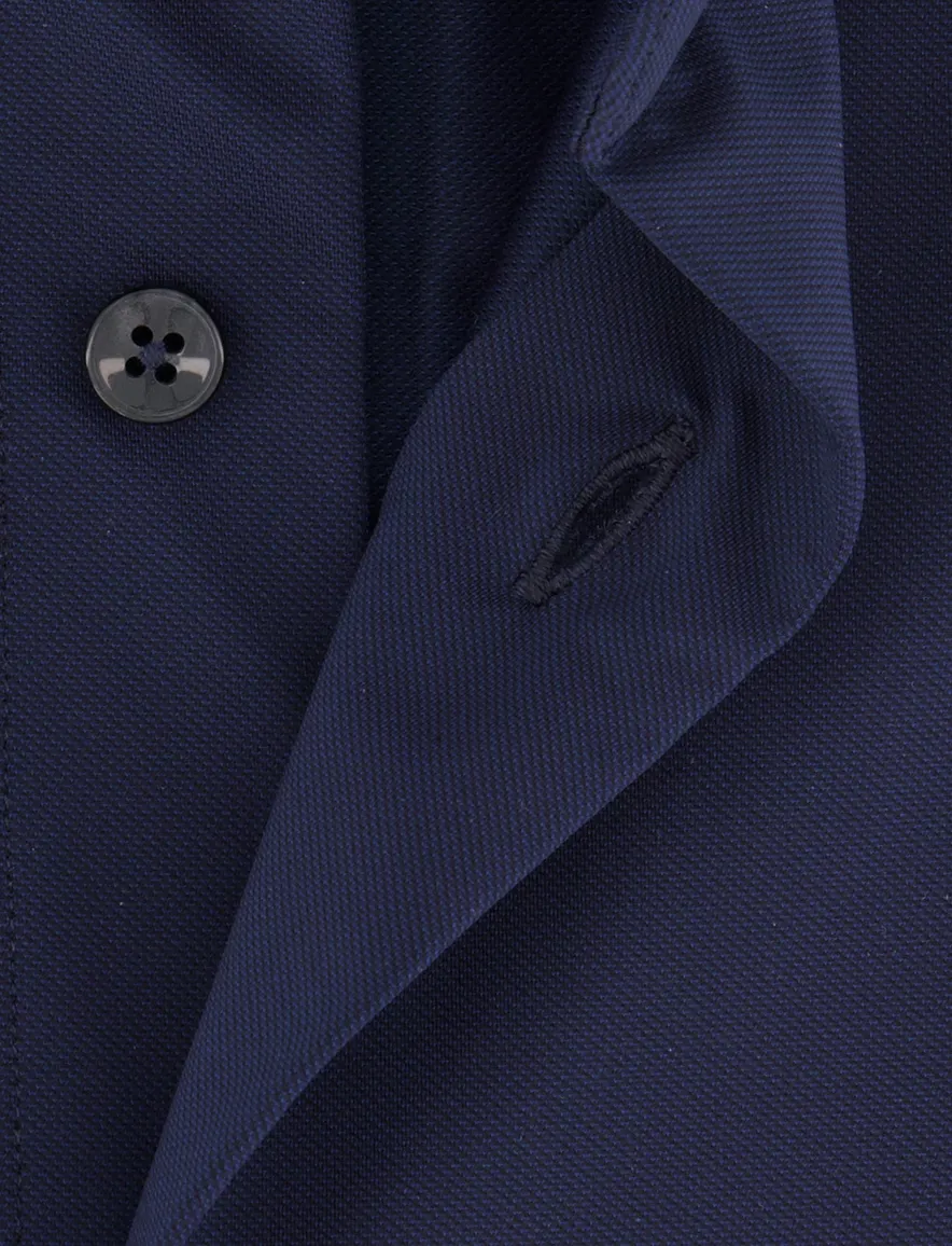 Xacus evolution fit overhemd donkerblauw