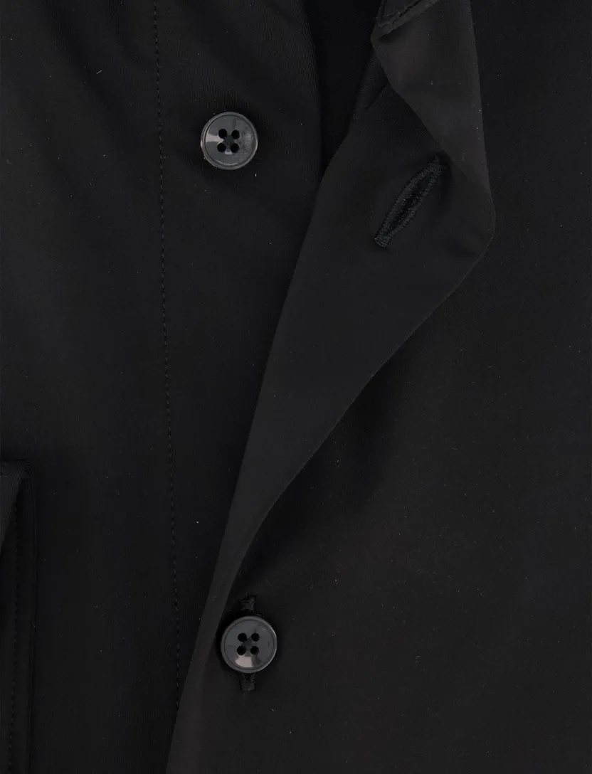 Xacus overhemd zwart evolution fit polyamide active shirt