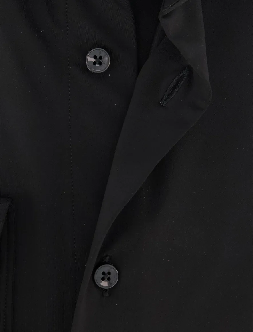 Xacus overhemd zwart evolution fit polyamide