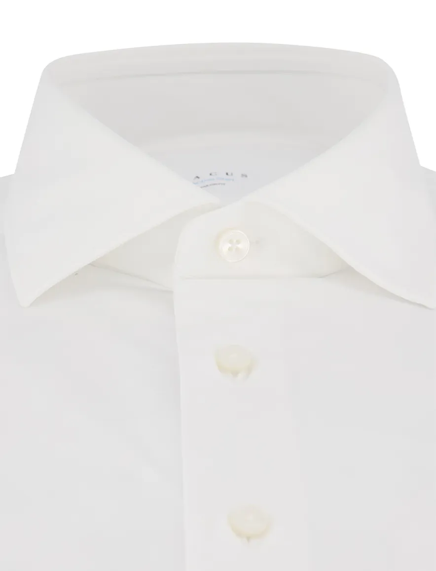 Xacus tailored fit overhemd wit