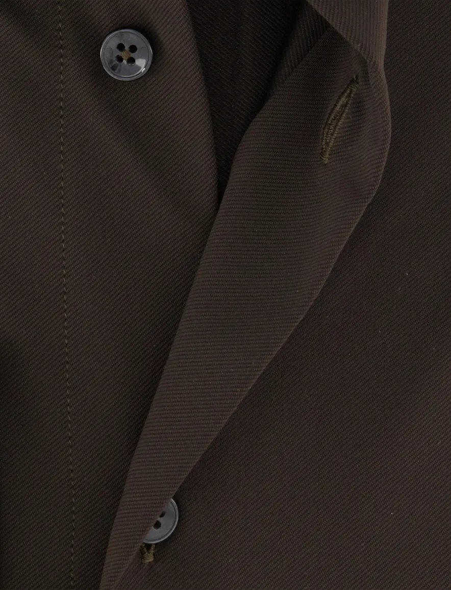 Xacus tailored overhemd bruin