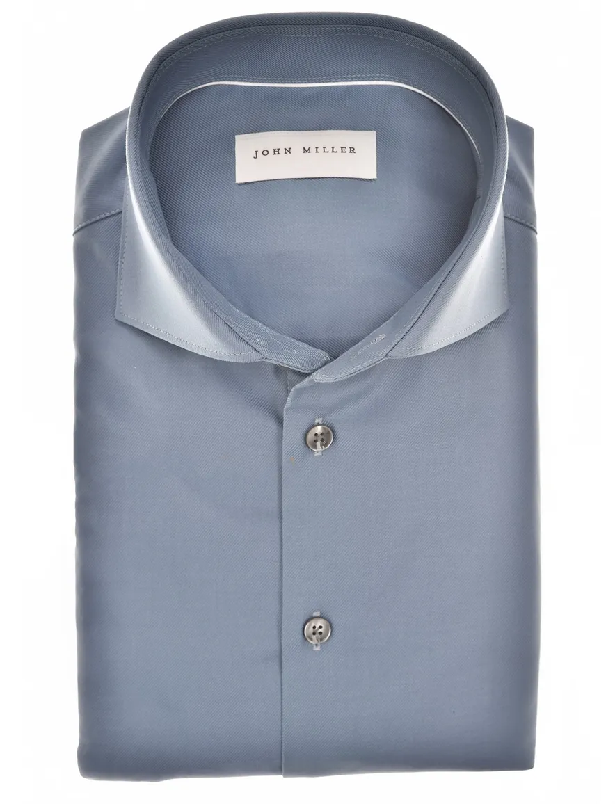 John Miller overhemd blauw mouwlengte 7