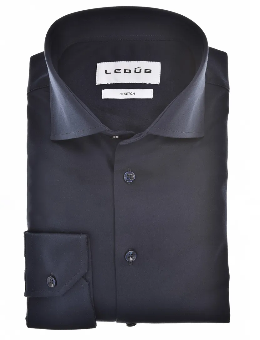 overhemd mouwlengte 7 Ledub donkerblauw