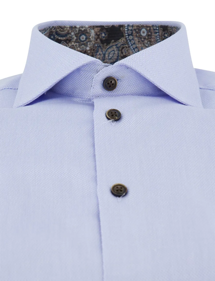 Overhemd Ledub lichtblauw Modern Fit