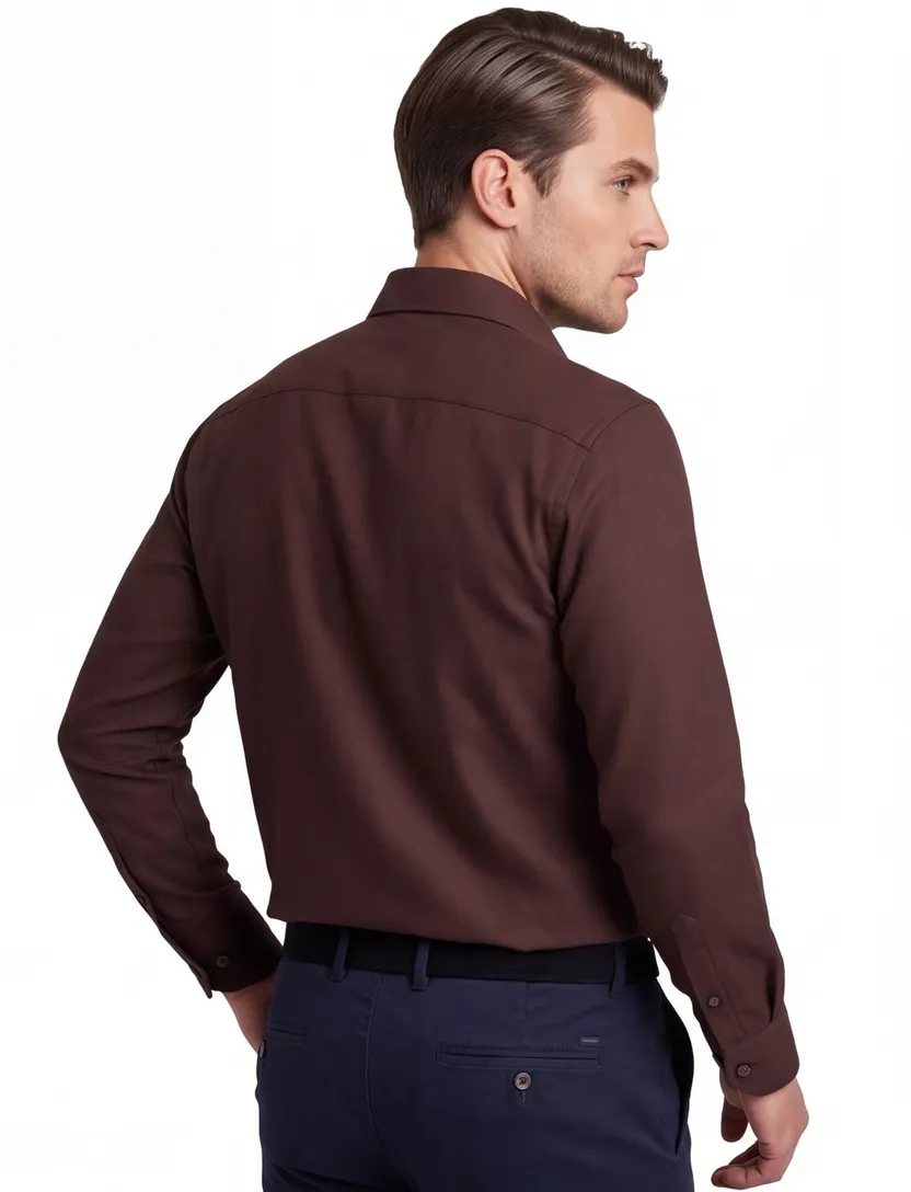 Overhemd Ledub Modern Fit strijkvrij