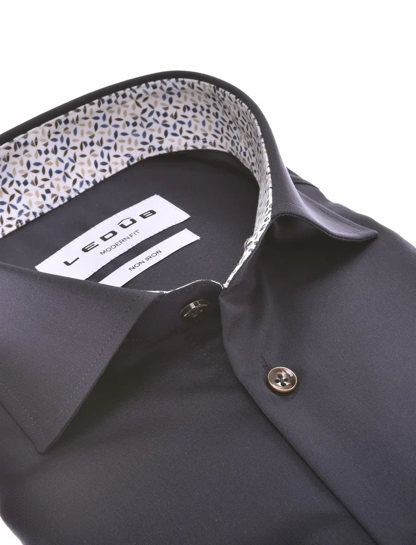 Strijkvrij Ledub overhemd Modern Fit strijkvrij