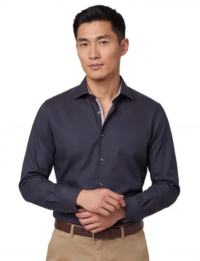 Ledub Strijkvrij Ledub overhemd Modern Fit strijkvrij