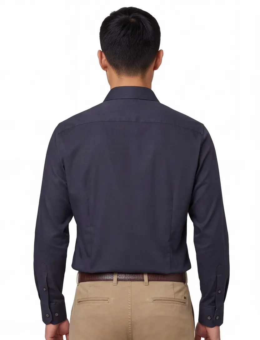 Strijkvrij Ledub overhemd Modern Fit strijkvrij