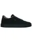 Blackstone lage sneakers donkerblauw navy suede en leer
