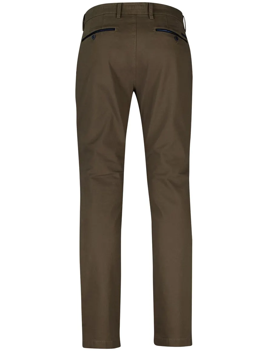 Broek Gardeur bruin pantalon donkerbruin