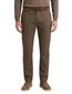 katoenen Gardeur normale fit benny pantalon donkerbruin