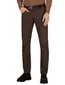 pantalon katoen Gardeur bruin effen 5 pocket