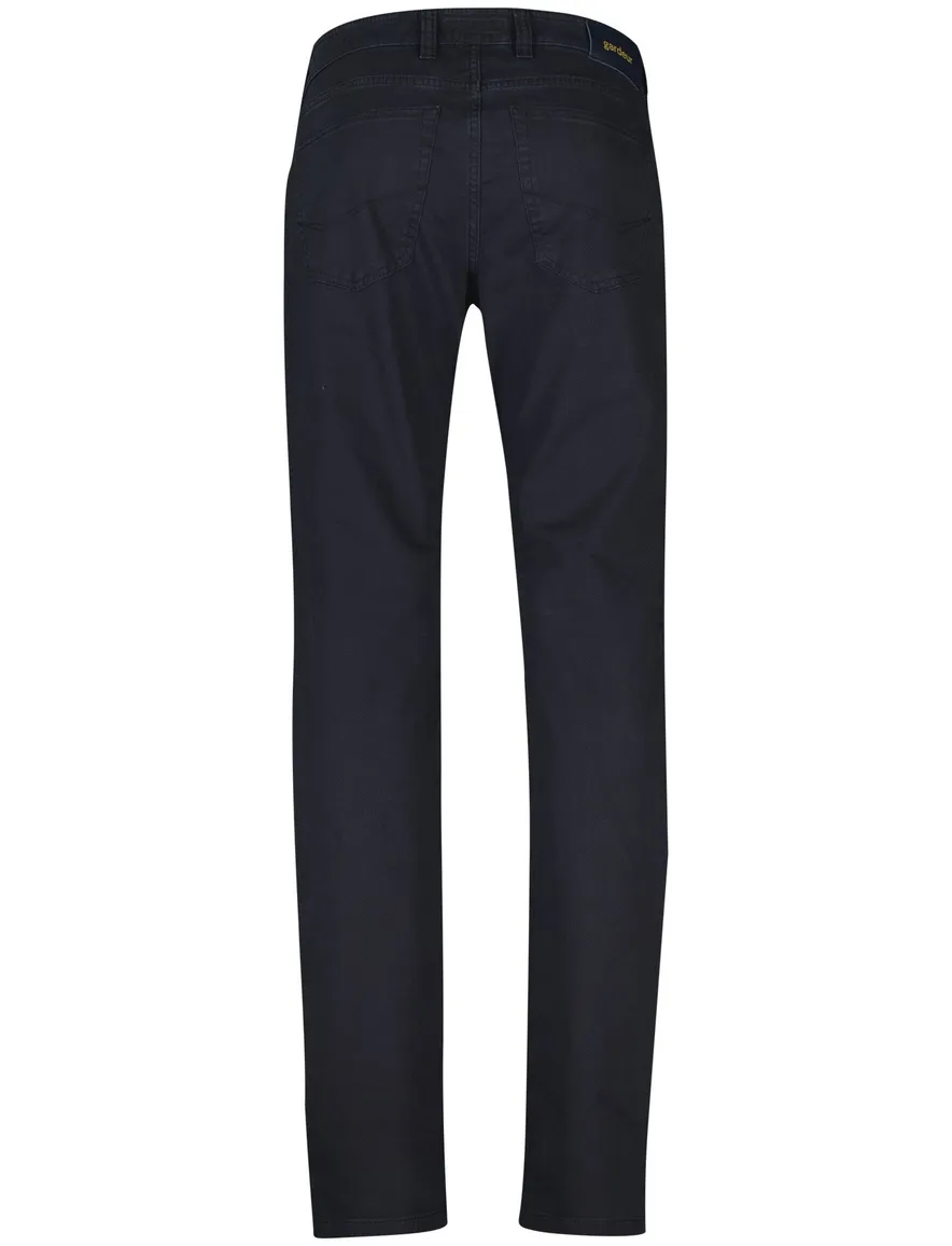 Gardeur normale fit Bill pantalon donkerblauw effen