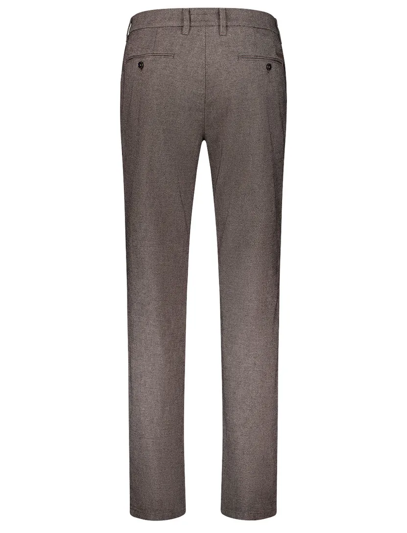 Gardeur pantalon bruin modern fit katoen chino