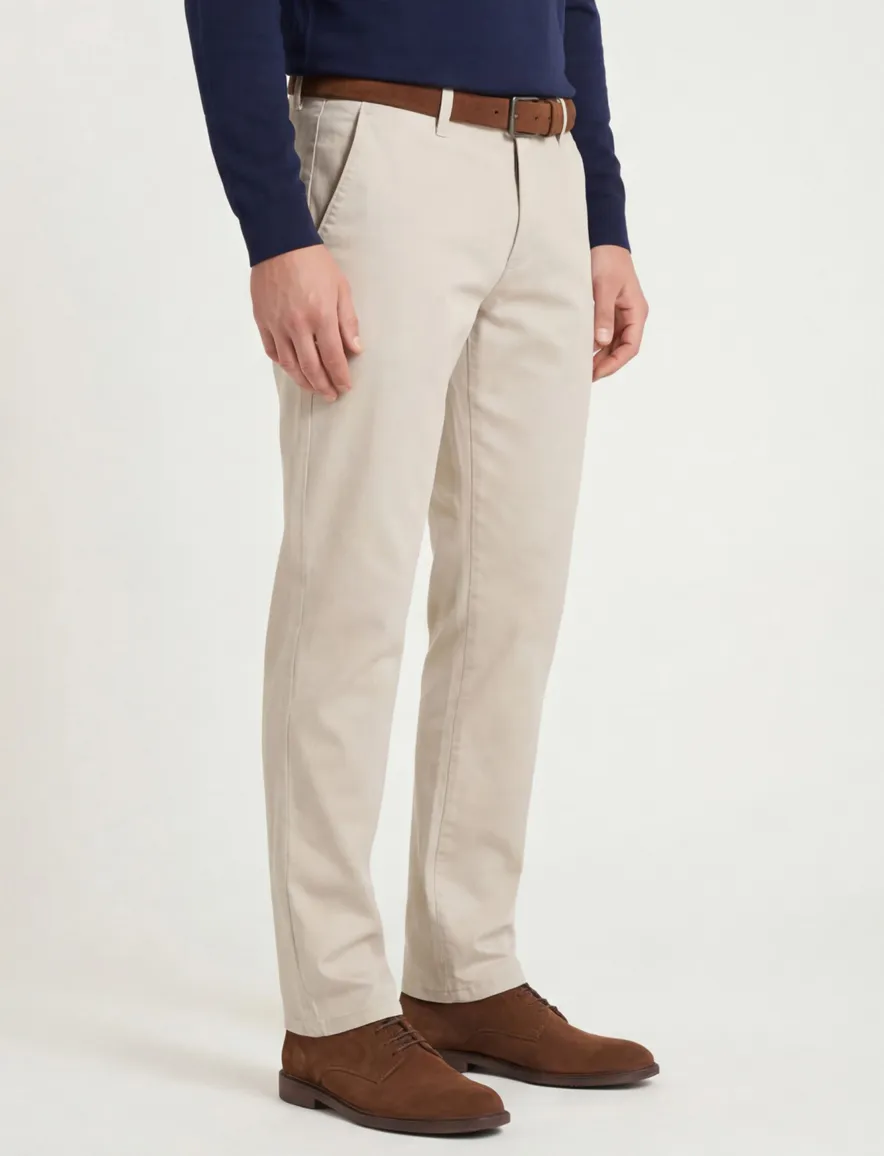 Gardeur Pantalon Bono Beige katoen