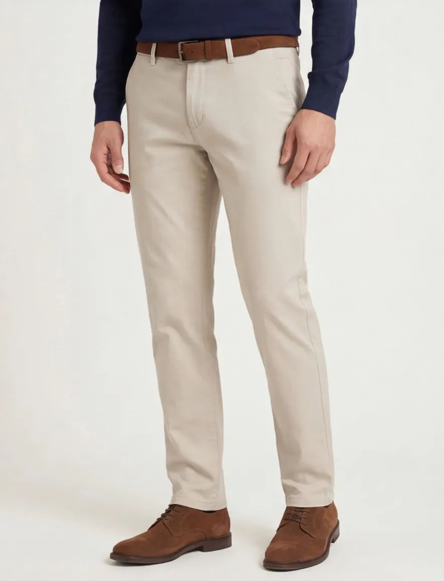 Gardeur Pantalon Bono Beige katoen
