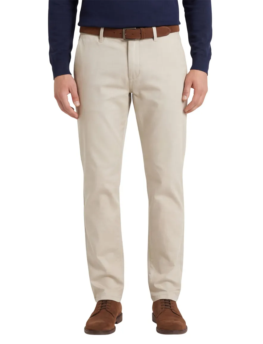 Gardeur Pantalon Bono Beige katoen