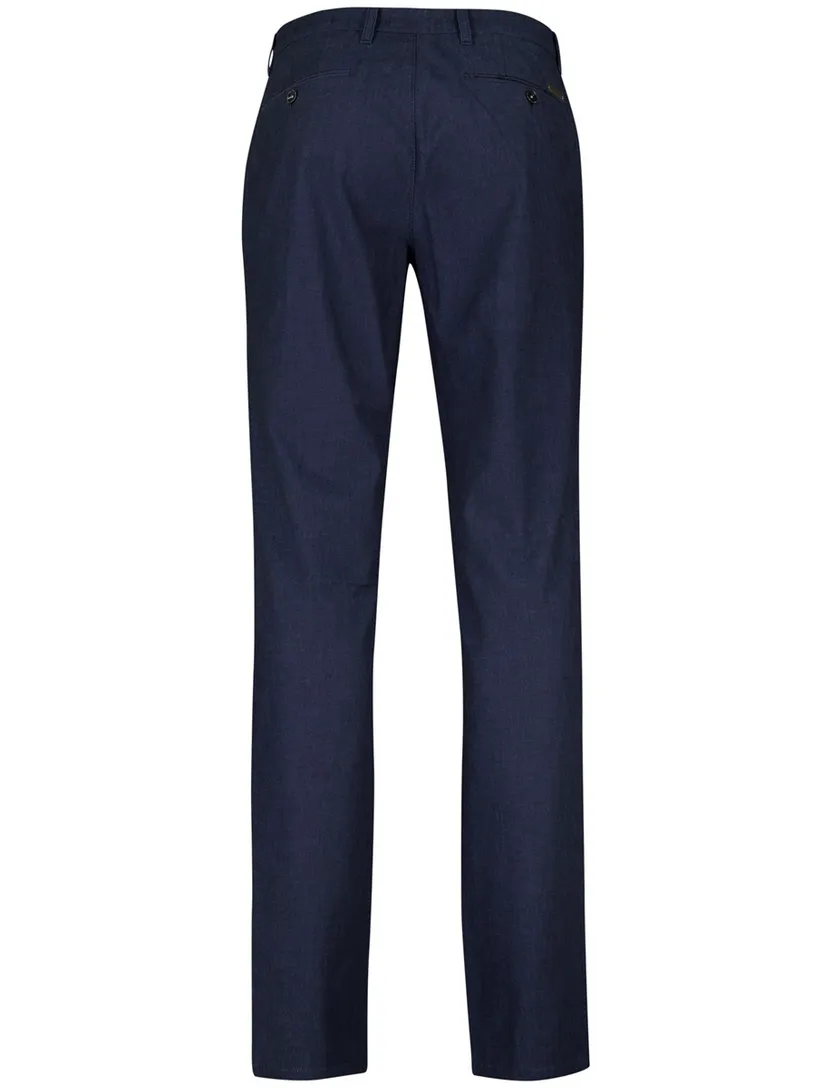 Gardeur Pantalon Bono donkerblauw katoen effen