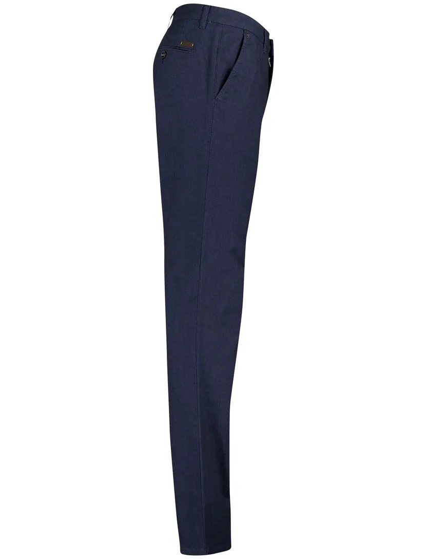 Gardeur Pantalon Bono donkerblauw katoen effen