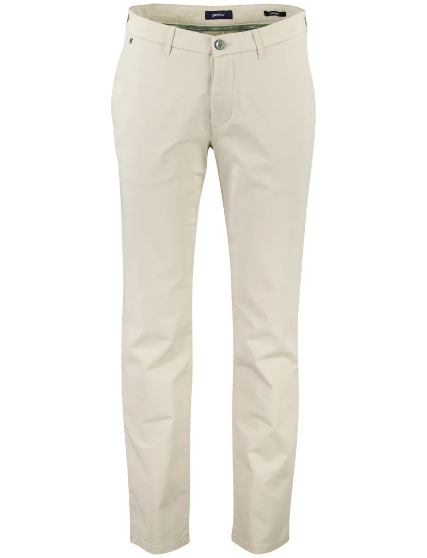 Gardeur Bono Pantalon Beige katoen effen