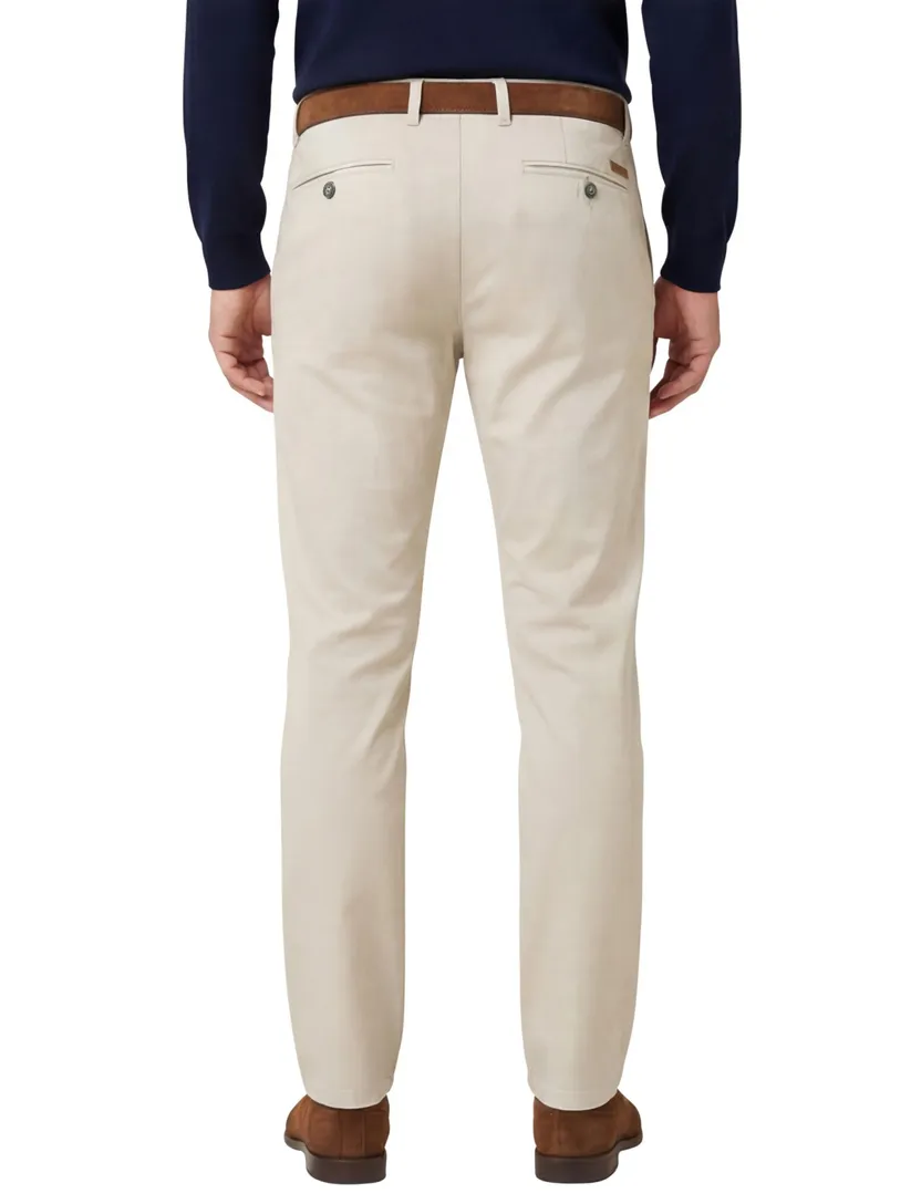 Gardeur Bono Pantalon Beige katoen effen