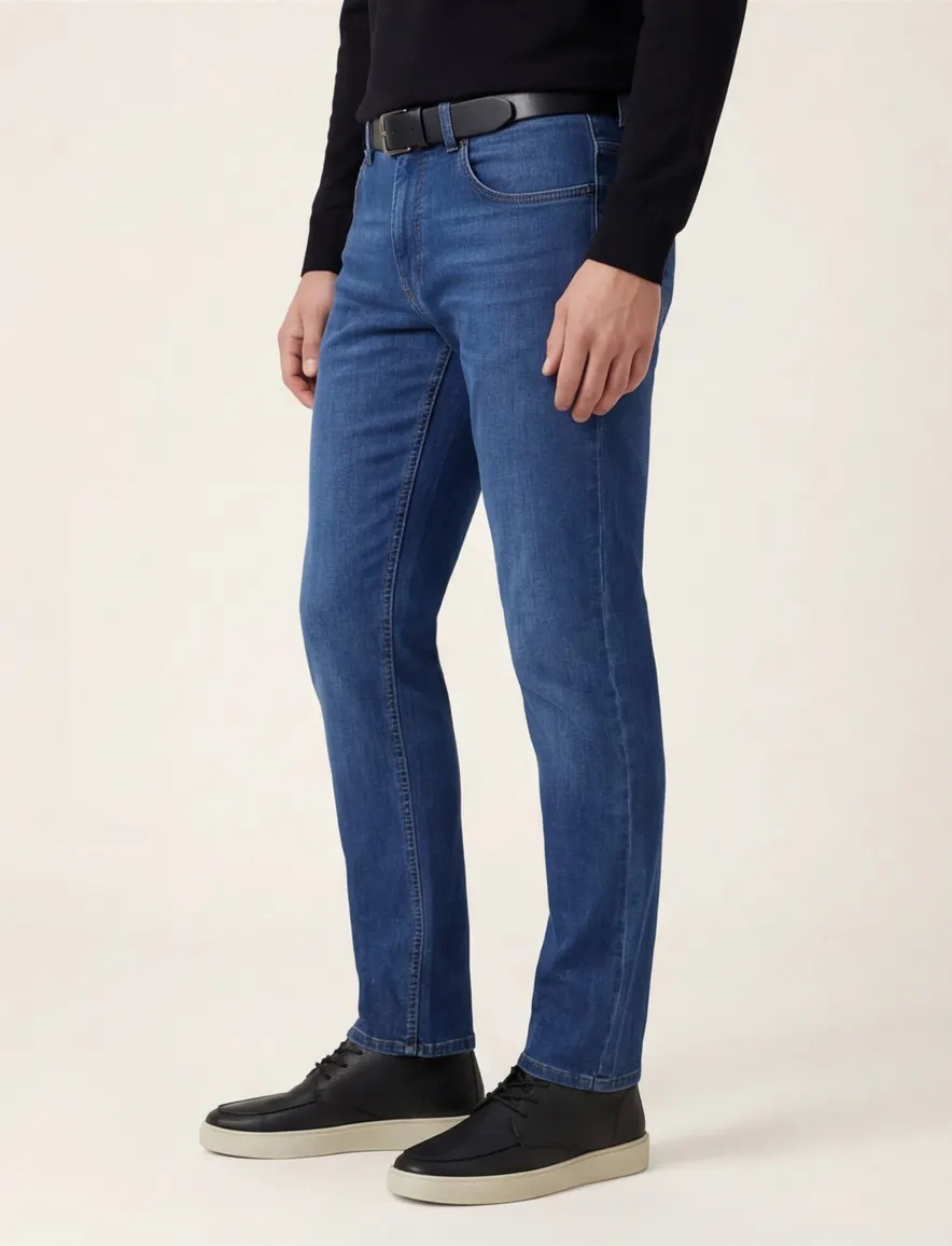 Gardeur Pantalon Bradley 5-pocket spijker denim