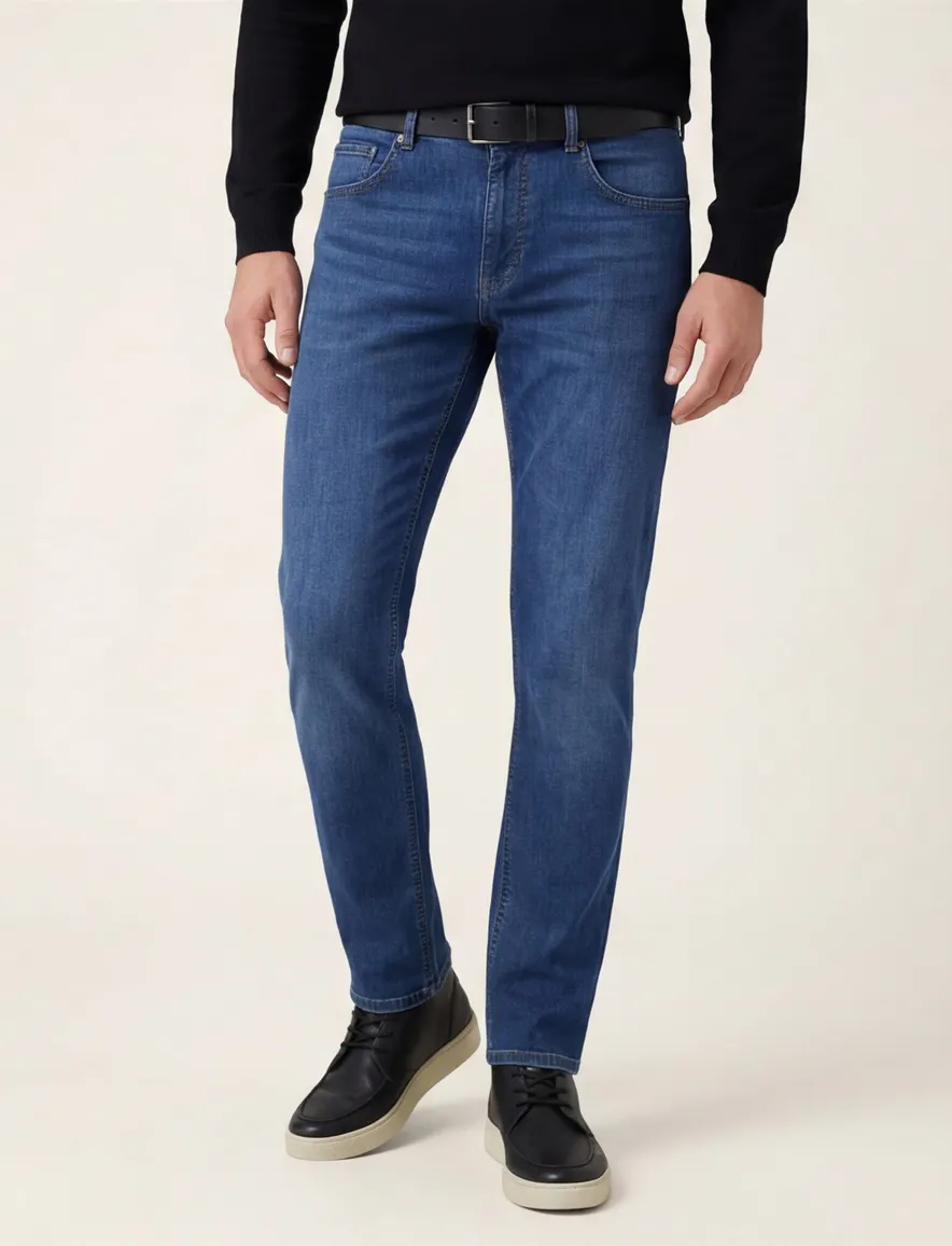 Gardeur Pantalon Bradley 5-pocket spijker denim