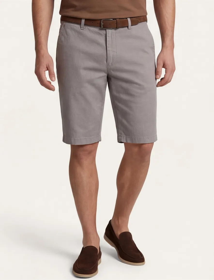 Gardeur Jasper Pantalon Kort katoen grijs