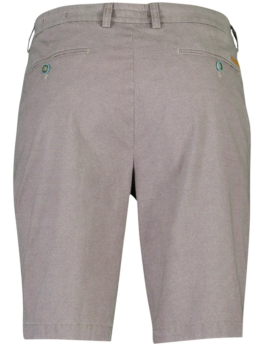 Gardeur Pantalon katoen grijs kort chino