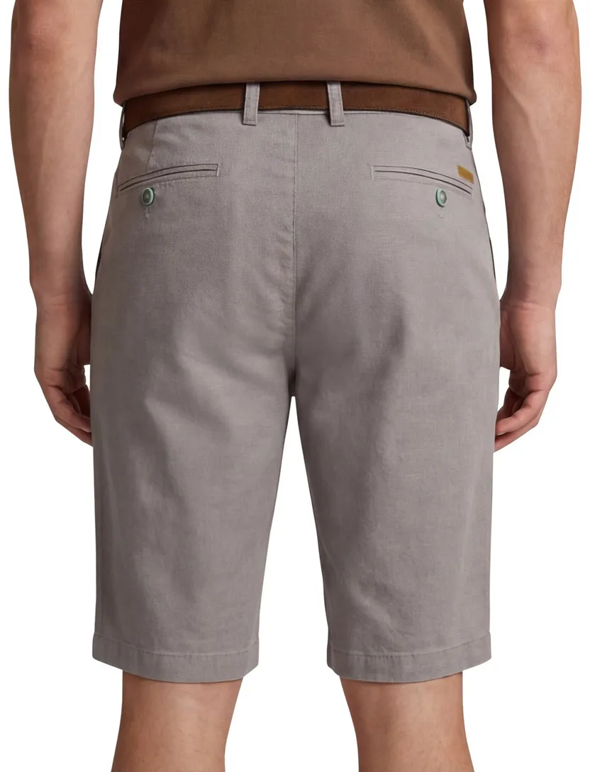 Gardeur Pantalon katoen grijs kort katoen