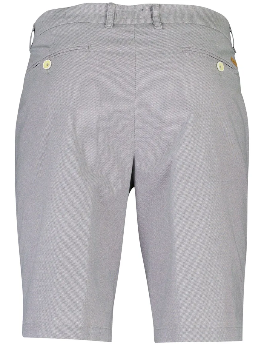 Gardeur bermuda Jasper grijs katoen