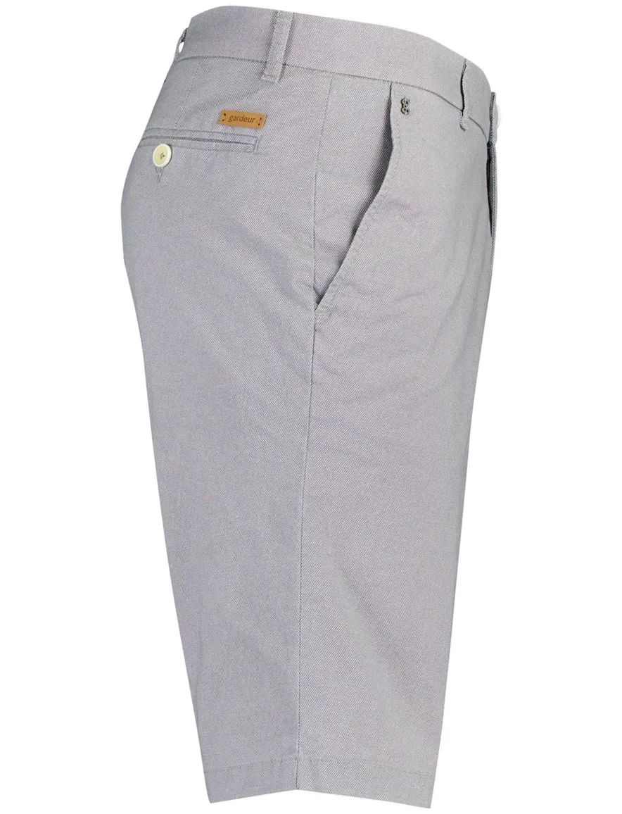 Gardeur bermuda Jasper grijs katoen