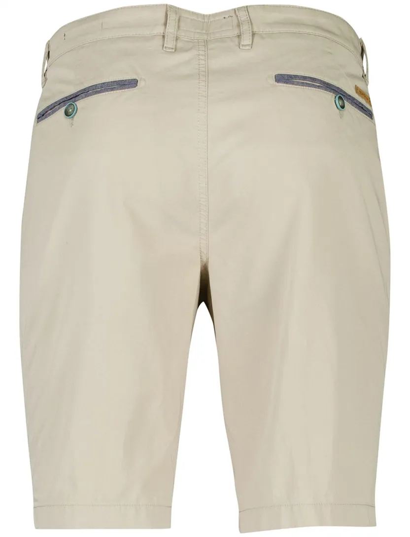 Gardeur Pantalon katoen Beige kort katoen