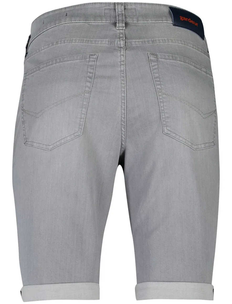 Gardeur Bermuda John jeans grijs 5-pocket
