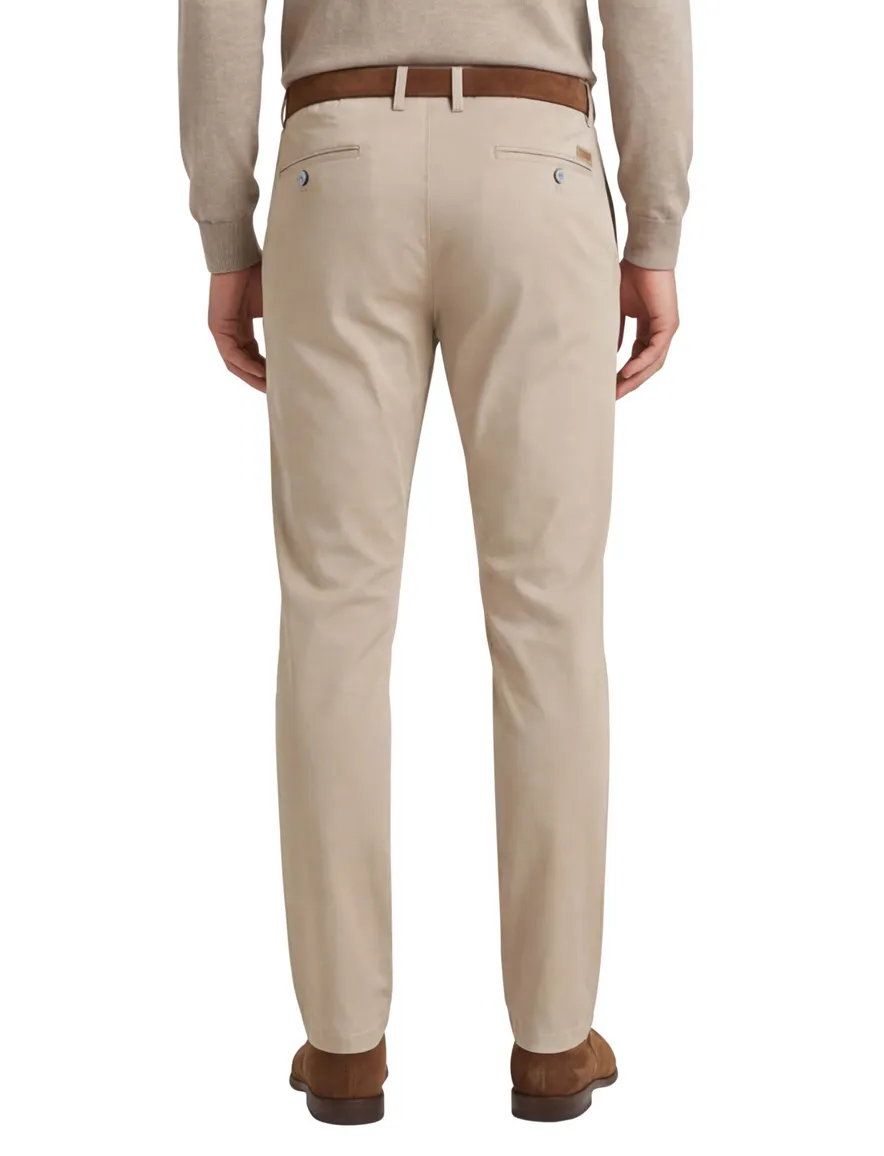 Gardeur Pantalon Tonic beige katoen