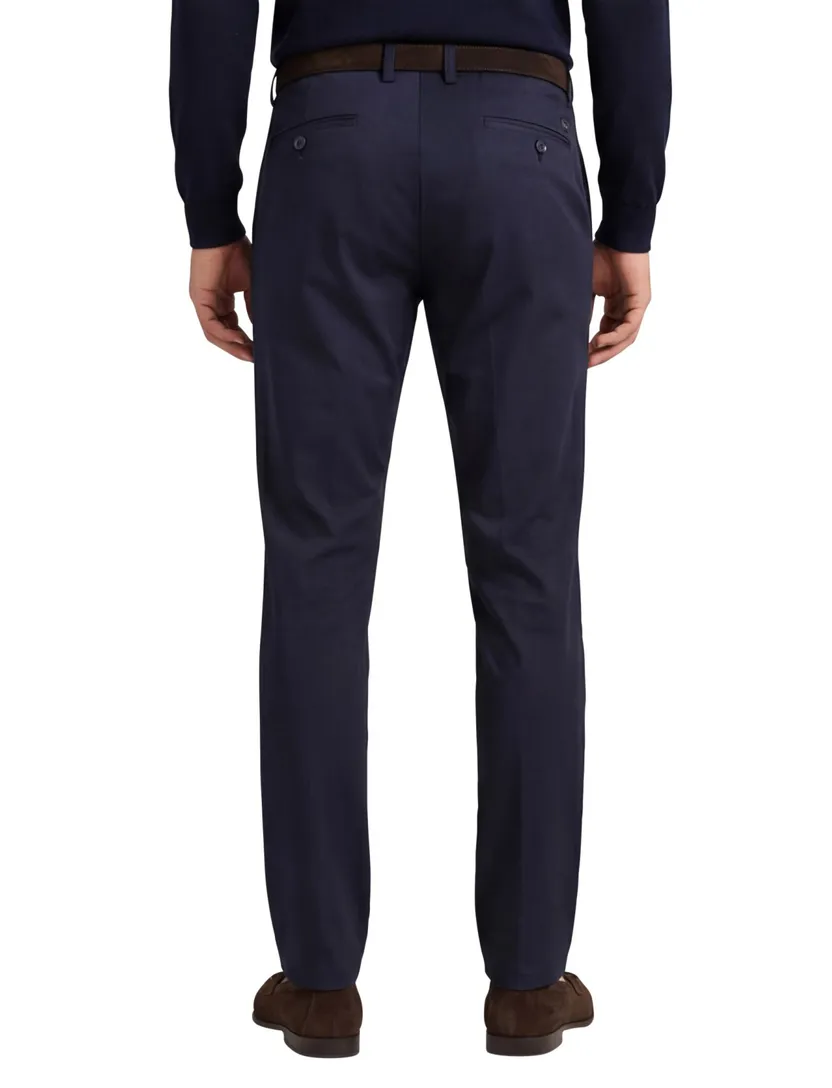 Gardeur Pantalon Tonic donkerblauw katoen chino