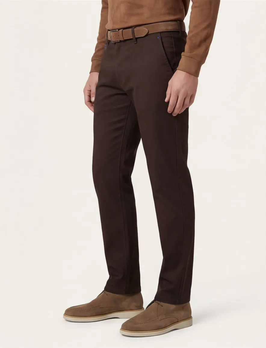 Broek Gardeur bruin Modern Fit
