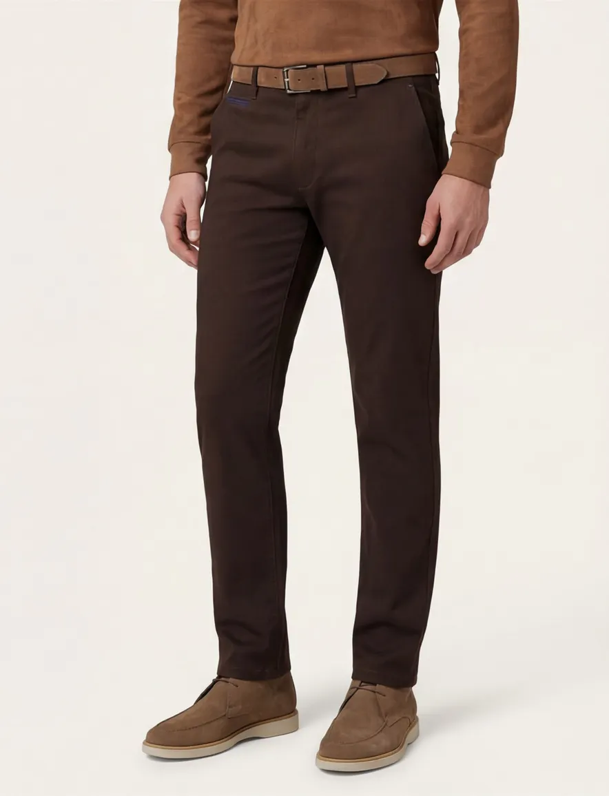 Broek Gardeur bruin Modern Fit