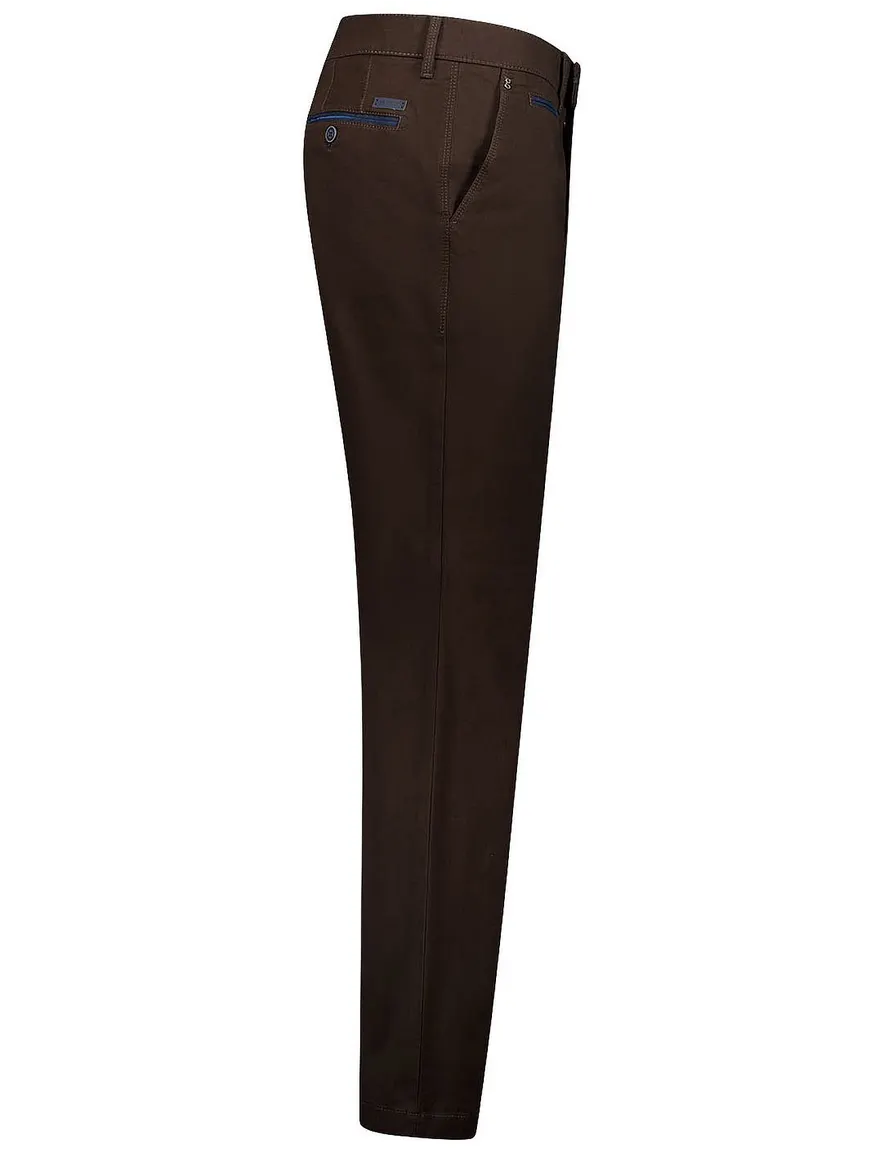 Gardeur Benny broek flatfront bruin
