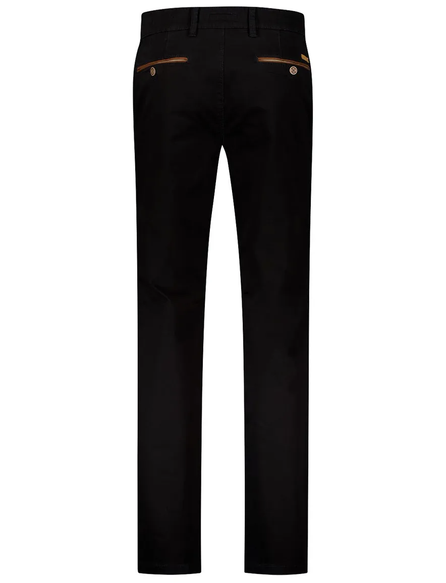 Gardeur pantalon zwart Benny-3 Modern Fit
